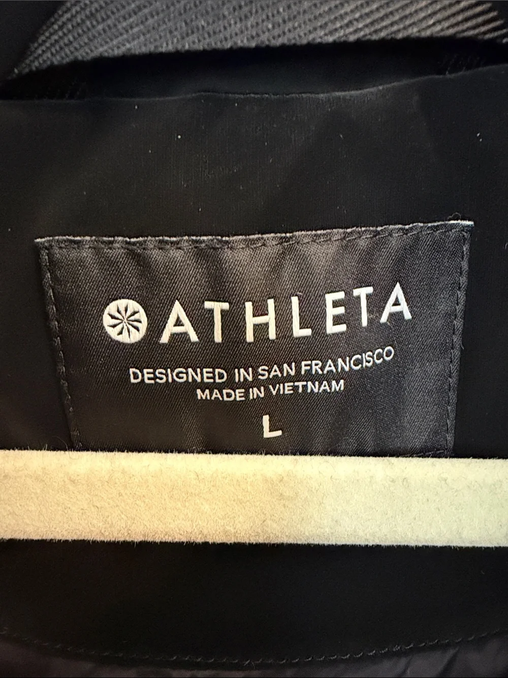Athleta Black Quilted Sleeveless Vest